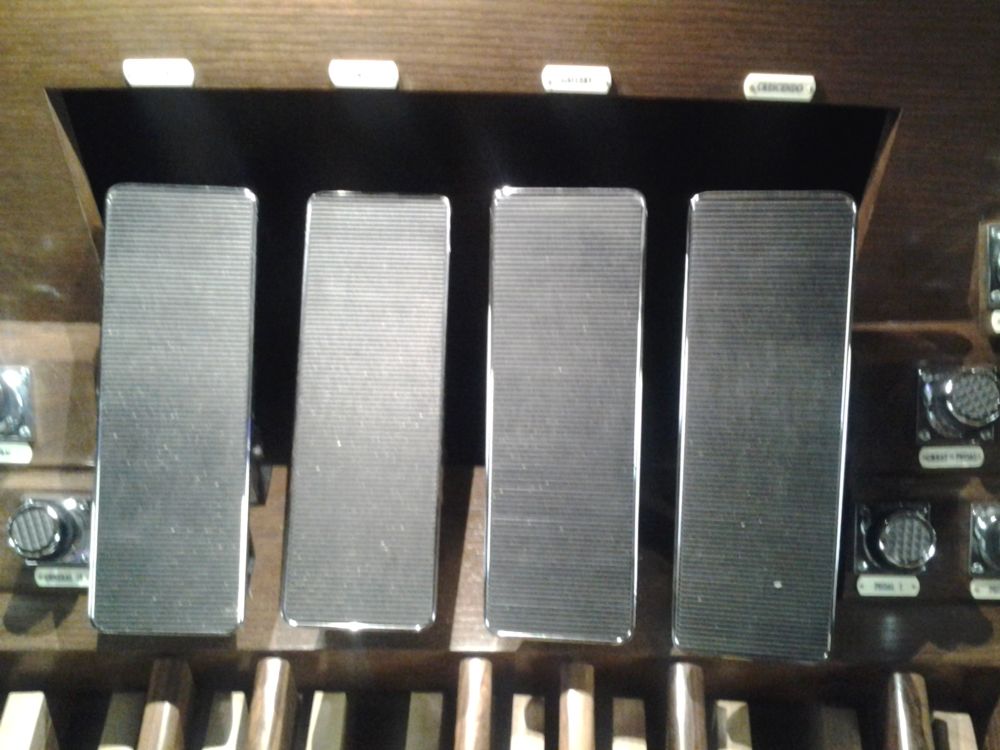Merina Gordon plays the pipe organ at Seattle's Green Lake Adventist Church